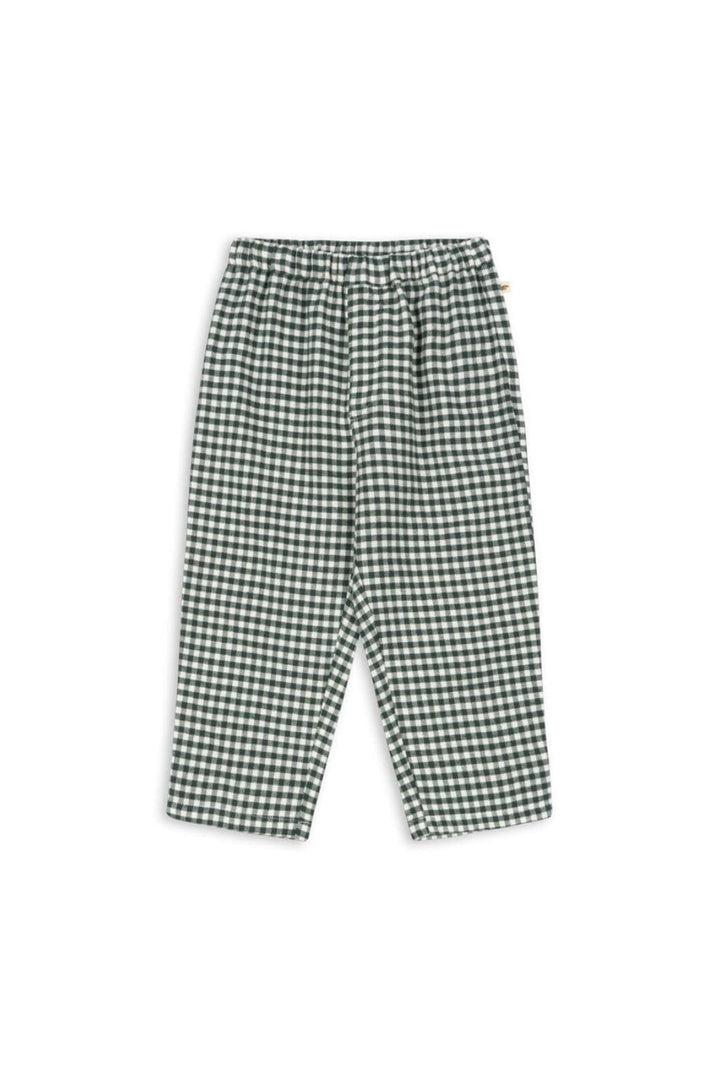 Konges Sløjd - Foret Pants Gots Ks104195 - Green Check Bukser