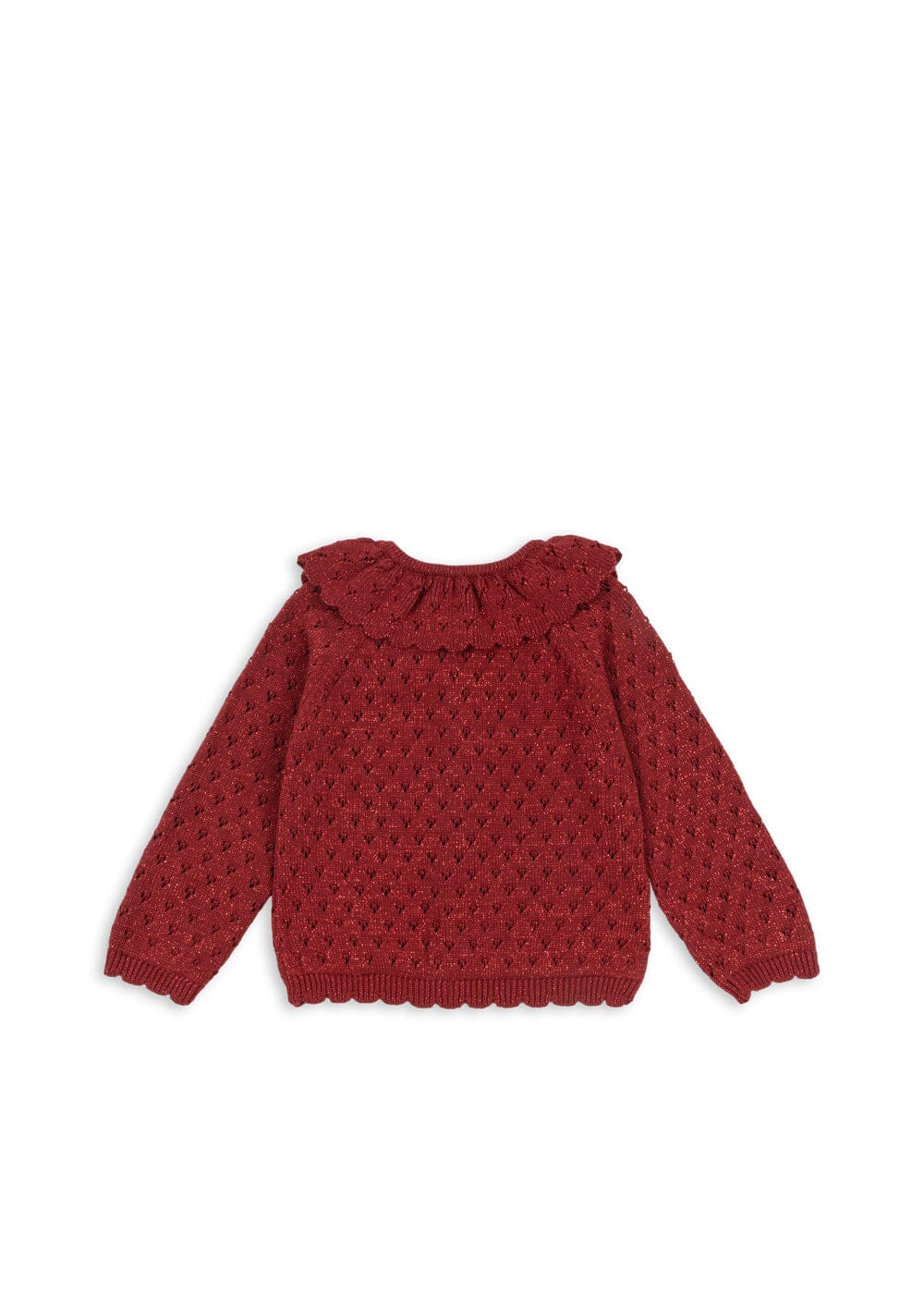 Konges Sløjd - Holiday Knit Cardigan Ks104314 - Red Dahlia Cardigans