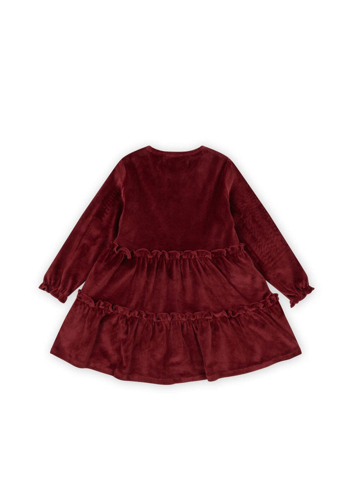Konges Sløjd - Jingle Dress Grs Ks101995 - Red Dahlia Kjoler