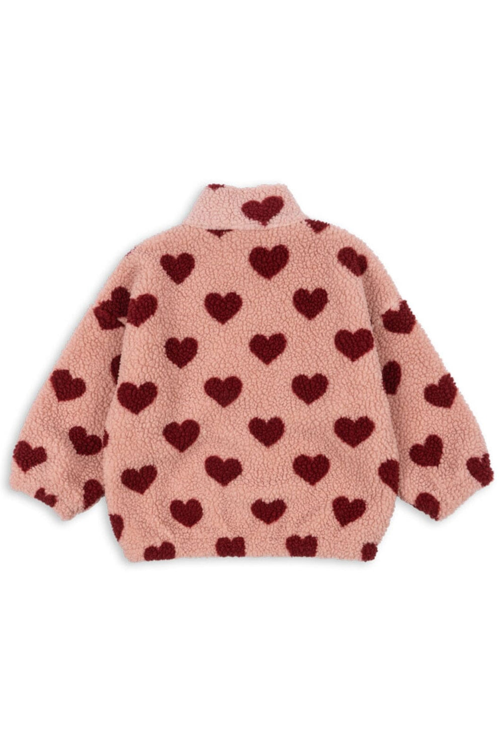 Konges Sløjd - Jody Teddy Half Zip Grs Ks104067 - Coeur Mellow