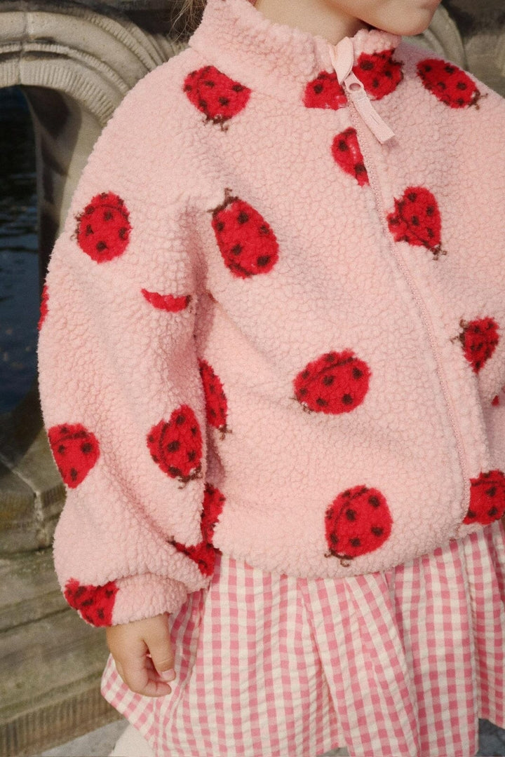 Konges Sløjd - Jody Teddy Jacket Grs Ks103479 - Ladybug Pink