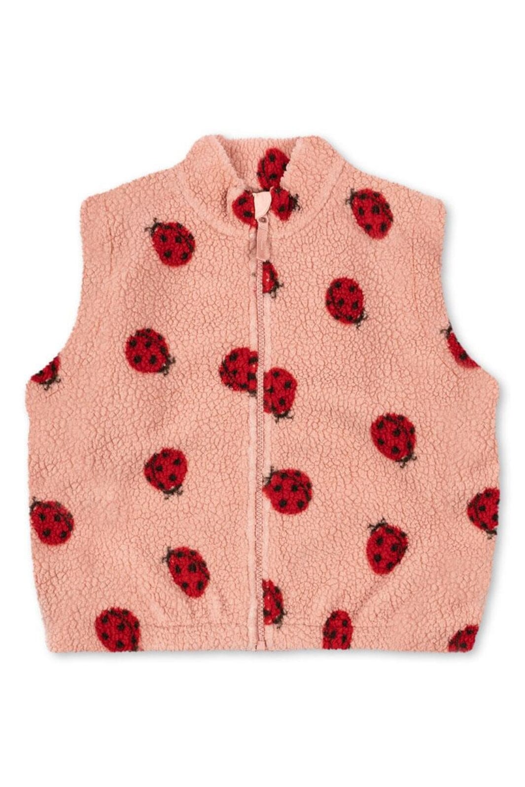 Konges Sløjd - Jody Teddy Vest Grs Ks103481 - Ladybug Pink