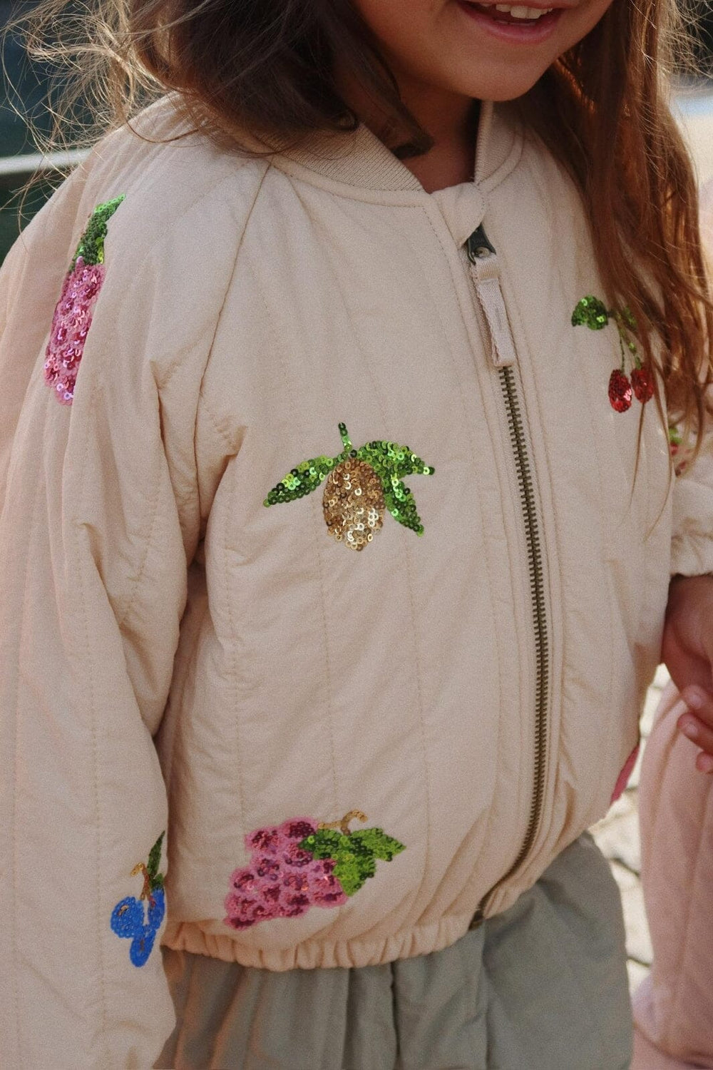 Konges Sløjd - Juno Sequin Bomber Jacket Ks103490 - Frappé