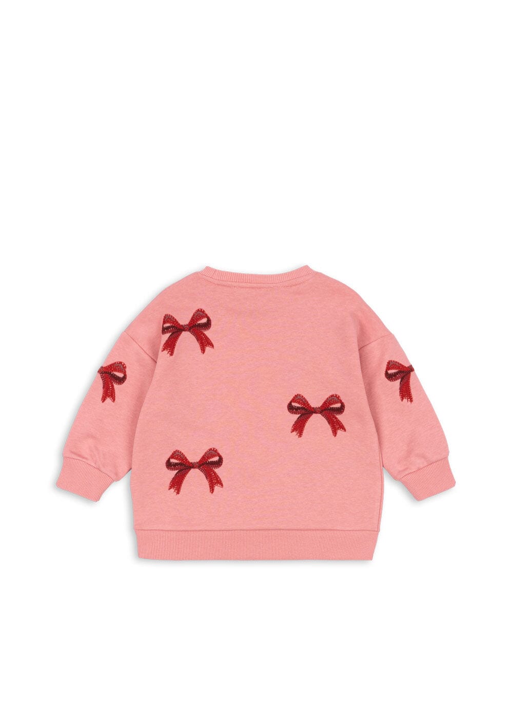 Konges Sløjd - Lou Bow Sweat Shirt Ocs Ks104343 - Strawberry Ice Sweatshirts