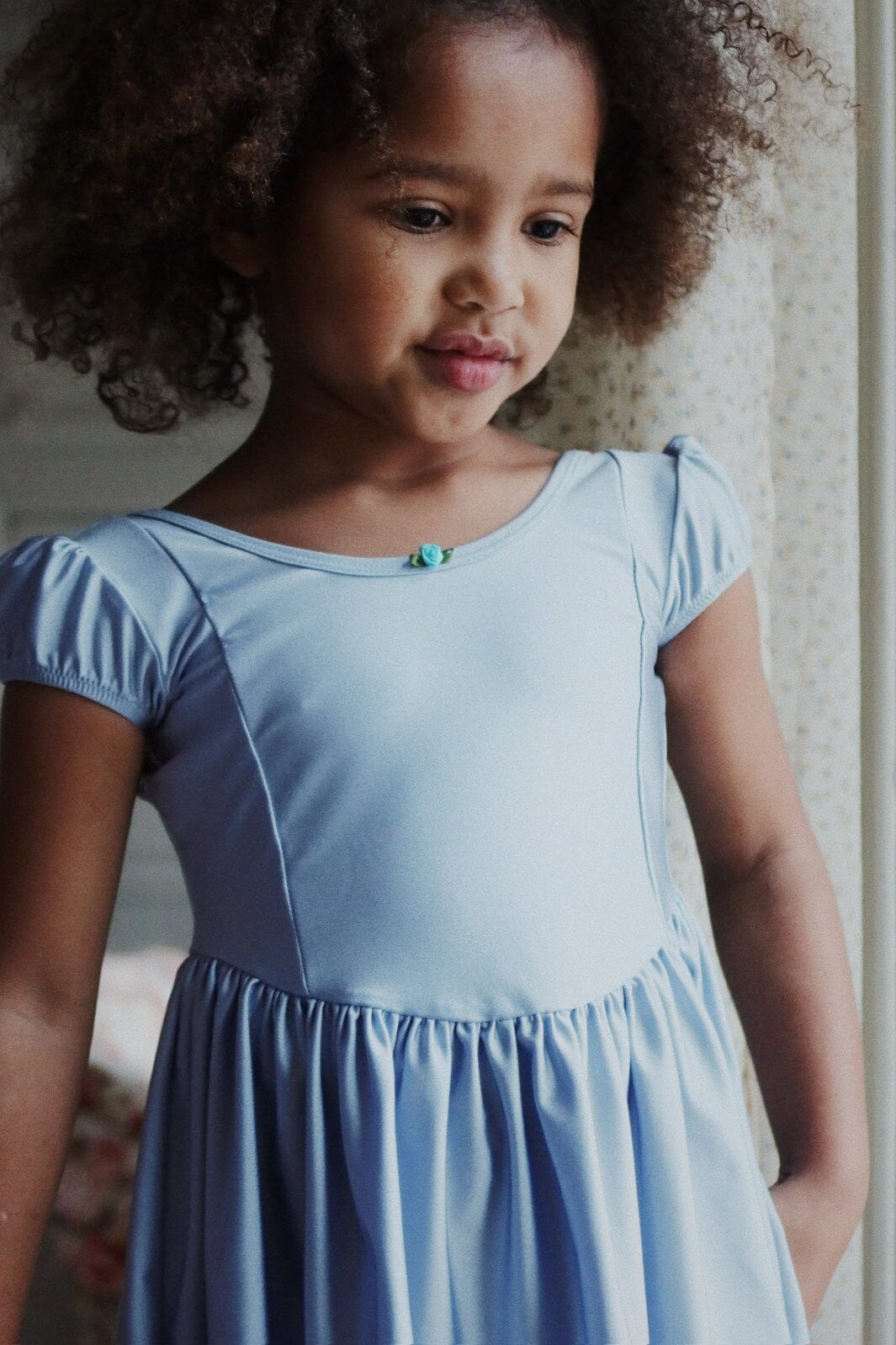 Konges Sløjd - Mousse Puff Dress Ks103928 - Zen Blue