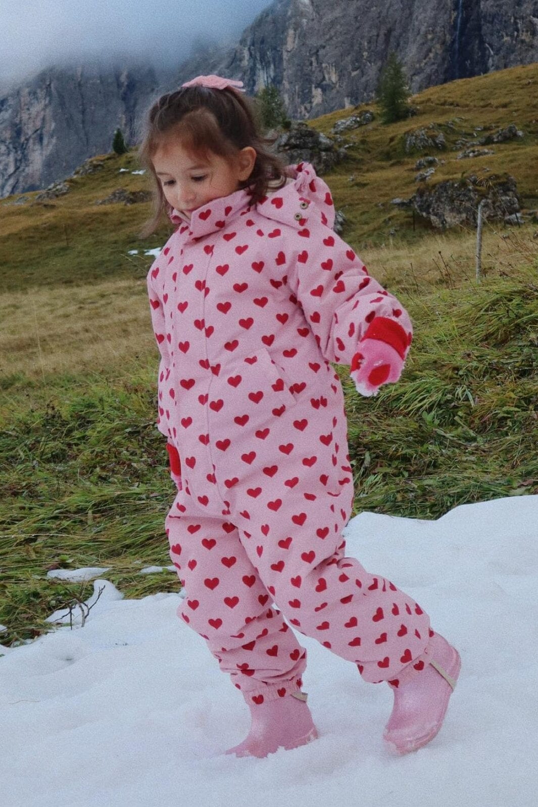 Konges Sløjd - Nohr Snowsuit Print Ks103517 - Amour Pink