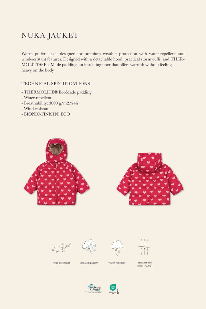 Konges Sløjd - Nuka Ladybug Jacket Grs Ks103524 - Lady Dot