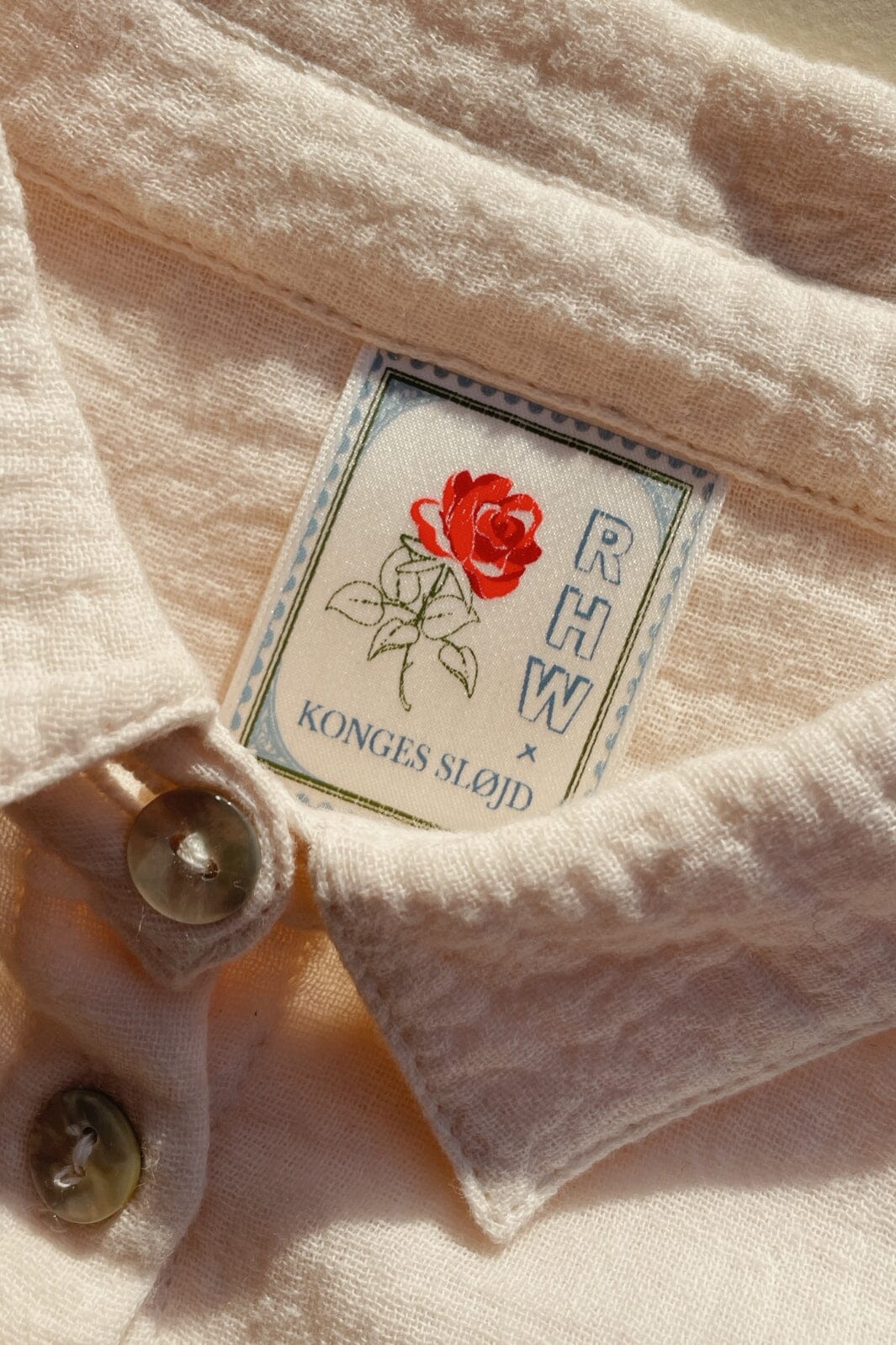 Konges Sløjd - Rhw X Ks Bella Shirt Gots Ks103591 - Mother Of Pearl