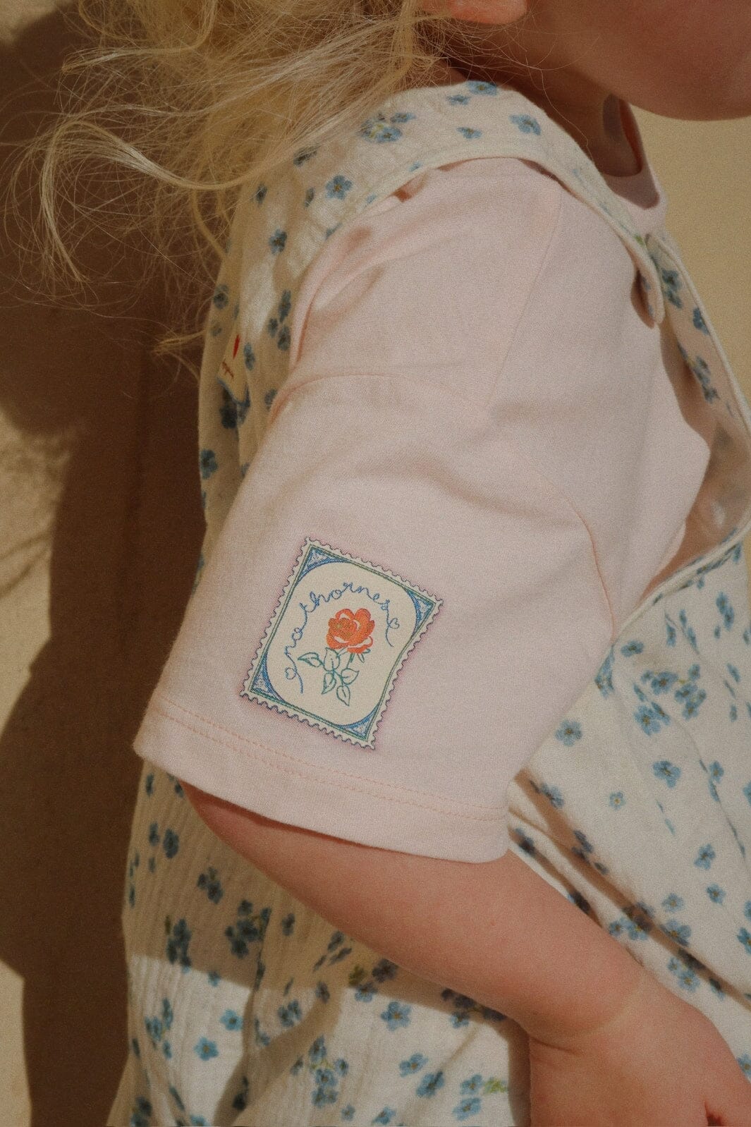 Konges Sløjd - Rhw X Ks Lettre Tee Ocs Ks103612 - Chalk Pink