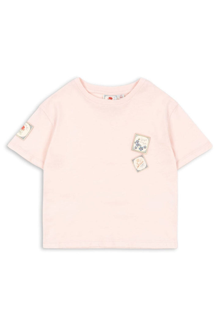 Konges Sløjd - Rhw X Ks Lettre Tee Ocs Ks103612 - Chalk Pink