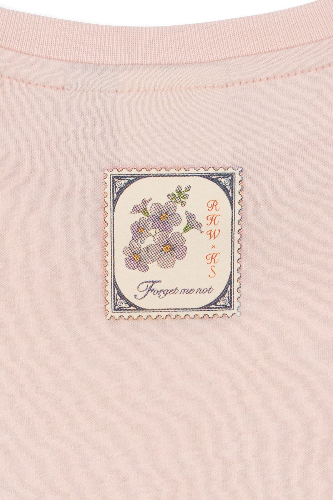 Konges Sløjd - Rhw X Ks Lettre Tee Ocs Ks103612 - Chalk Pink