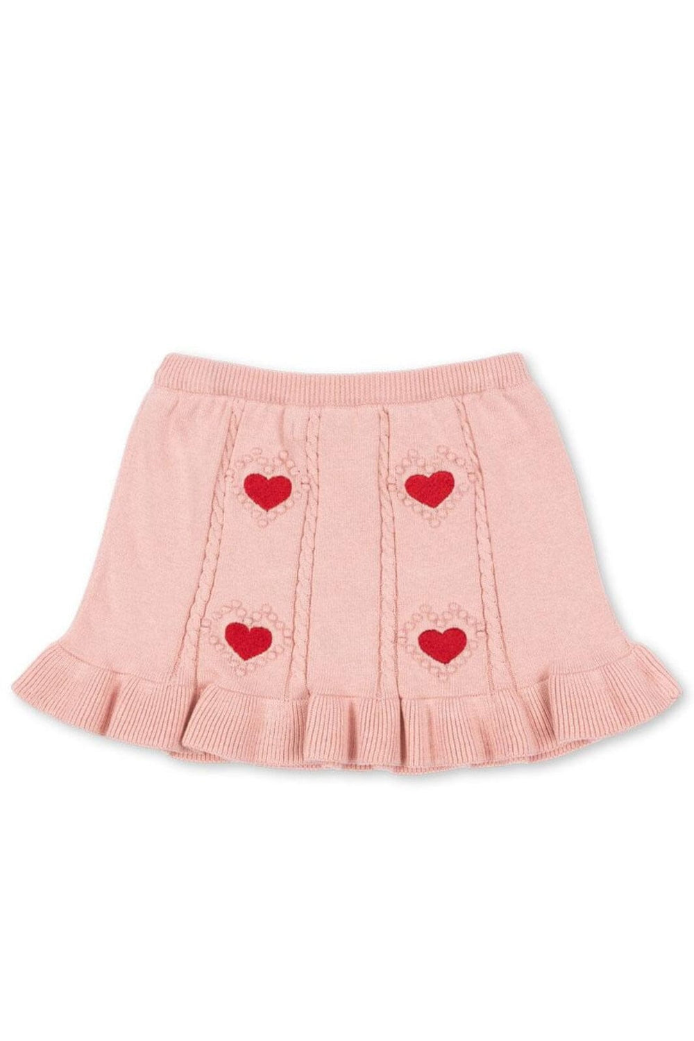 Konges Sløjd - Soleil Knit Skirt Gots Ks103982 - Silver Pink