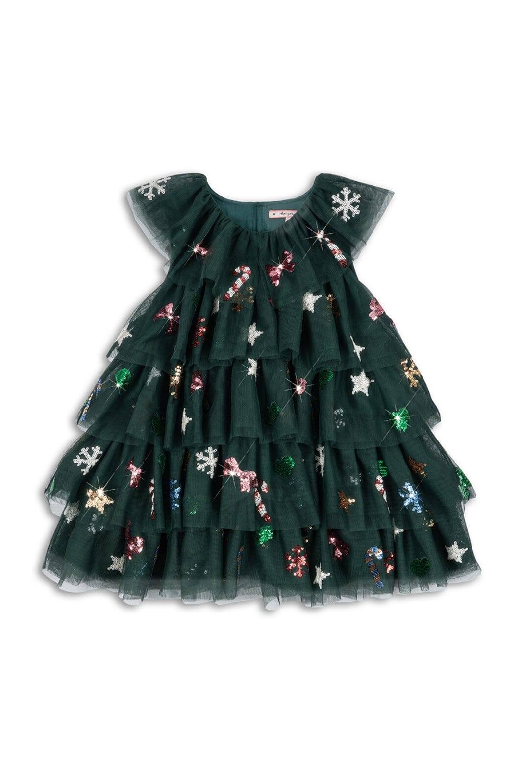 Konges Sløjd - Yvonne Christmas Dress Ks104469 - Hunter Green Kjoler