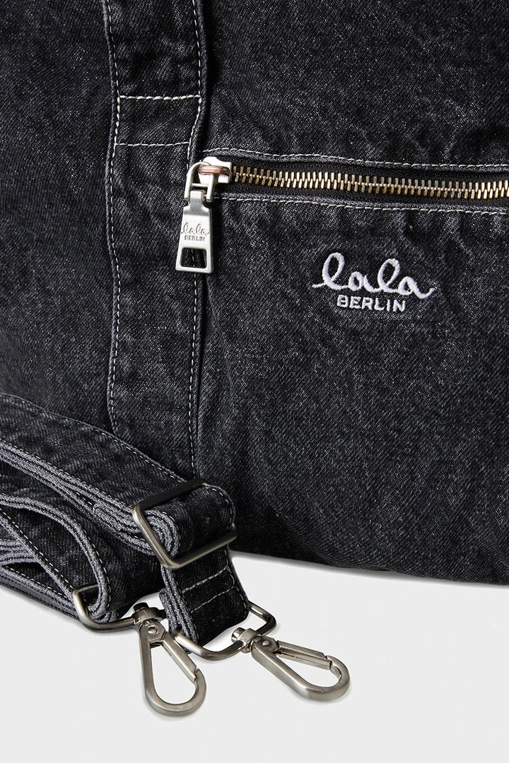Lala Berlin - Big Bag Muriel 10016928 - Washed Black Tasker