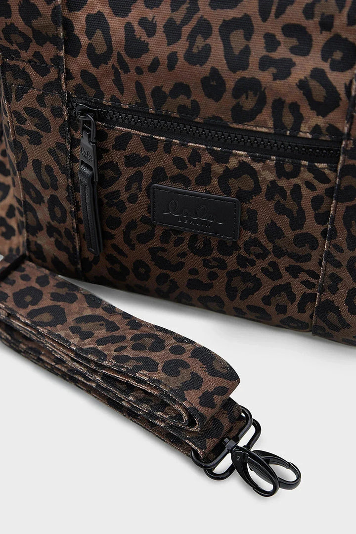 Lala Berlin - Big Bag Muriel 10017306 - Dark Brown Leo Tasker