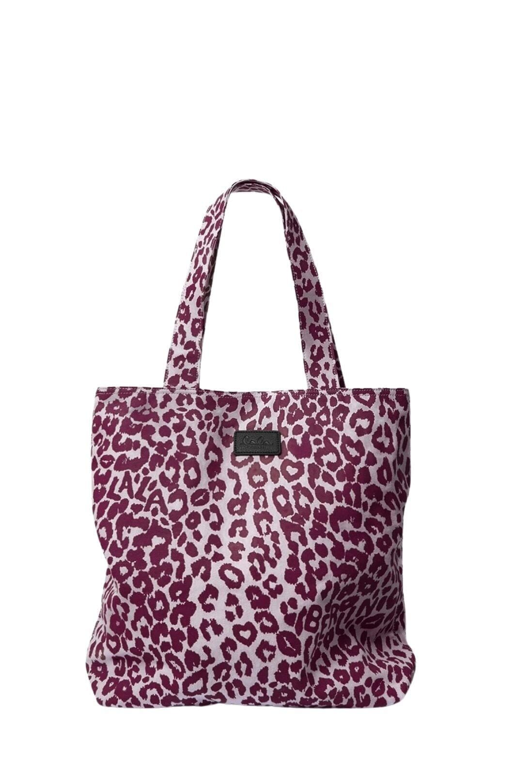 Lala Berlin - Lbtote Carmela 10020175 - Burgundy Leo Tasker