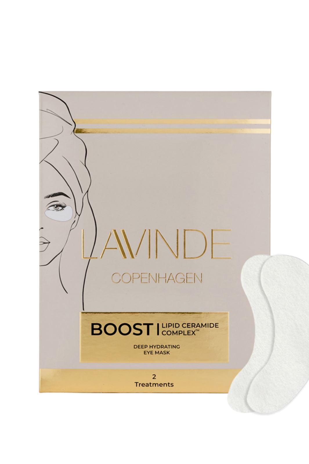 Lavinde Copenhagen - Boost - Deep Hydrating Eye Mask (2 Treatments) - 2 stk Øjenpleje