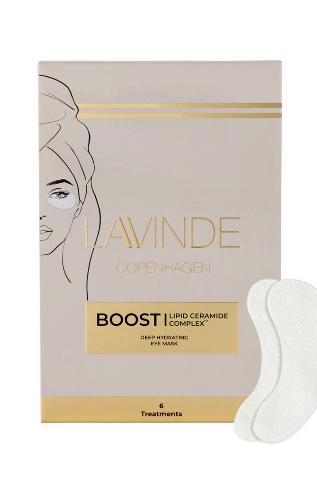Lavinde Copenhagen - Boost - Deep Hydrating Eye Mask (6 Treatments) - 6 stk Øjenpleje