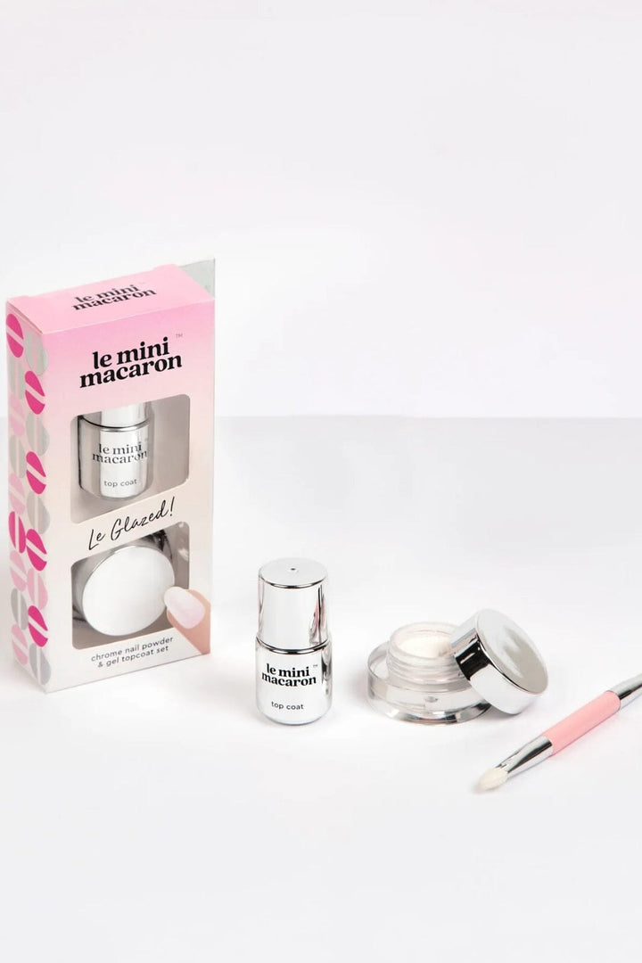 Le Mini Macaron - Chrome Manicure Set - Chrome Powder Set Neglelak