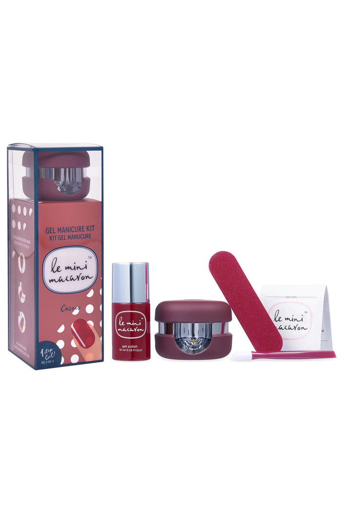 Le Mini Macaron - Gel Manicure Kit - Cassis Neglelak
