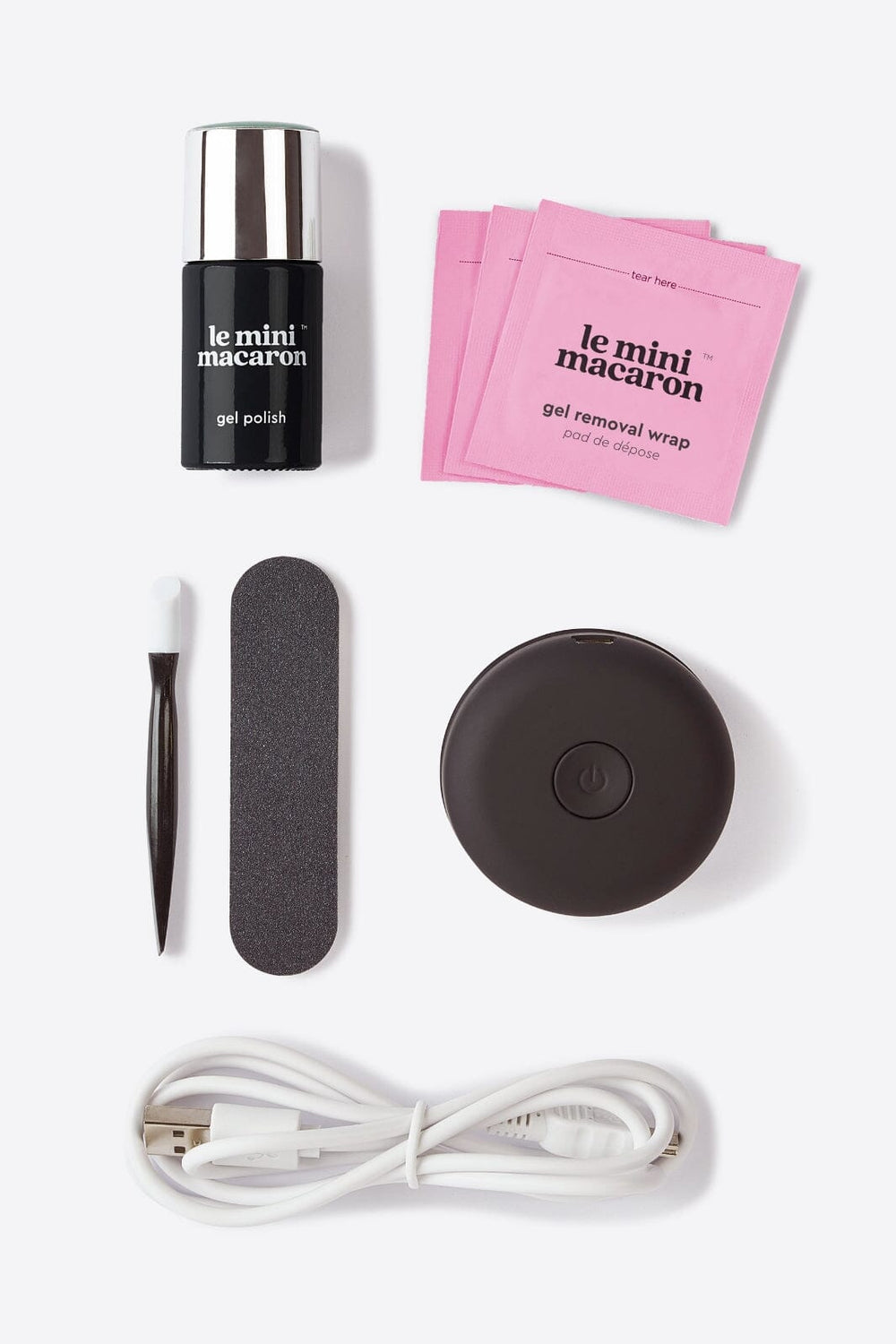 Le Mini Macaron - Gel Manicure Kit - Licorice Neglelak