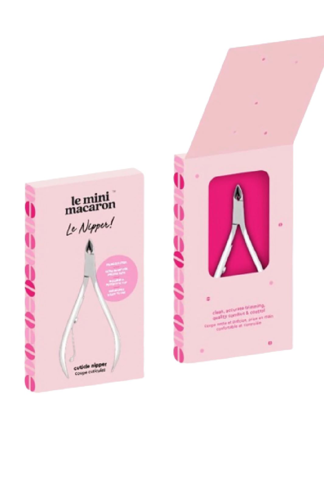 Le Mini Macaron - Le Nipper - Cuticle Nipper Neglefile