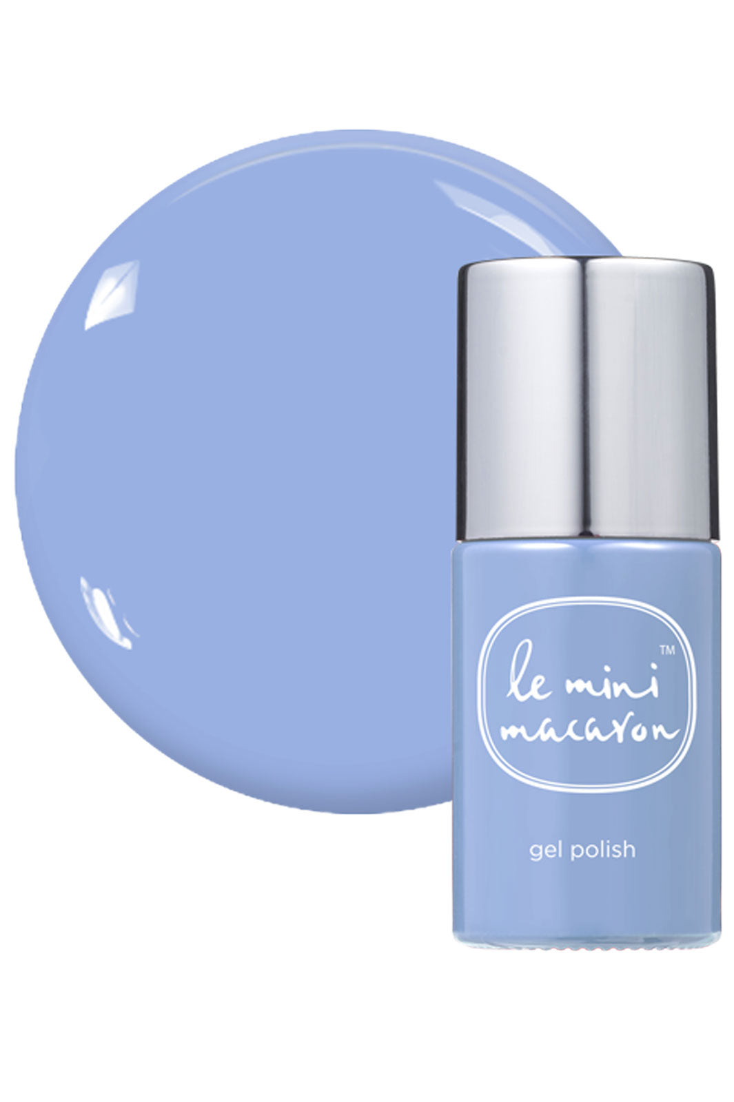 Le Mini Macaron - Neglelak Gel - Fleur Bleue Neglelak