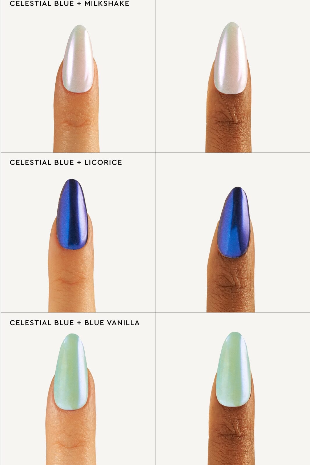 Le Mini Macaron - Stardust Liquid Nail Powder - Celestial Blue Neglelak