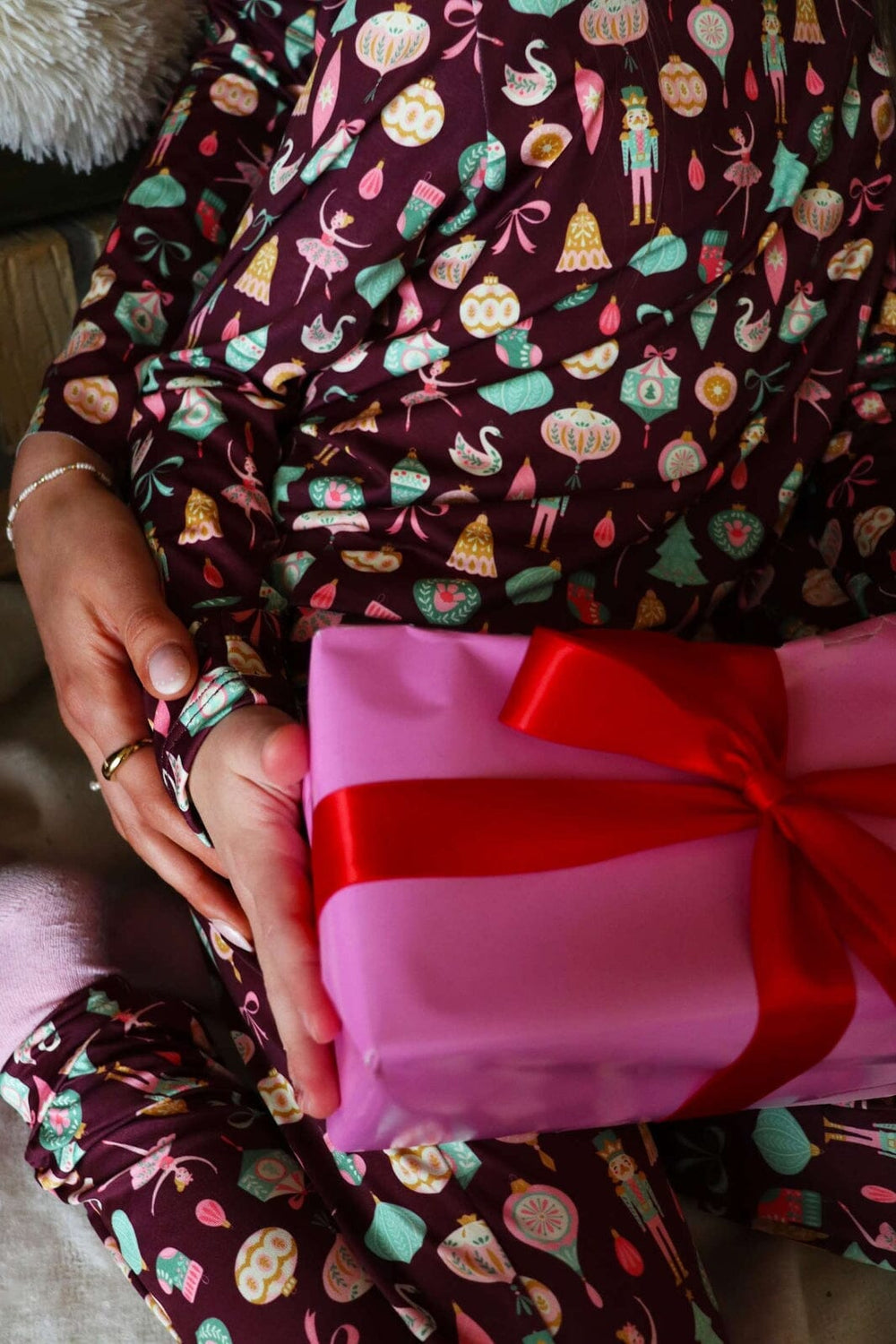 Liberte Ami - Alma-Ls-Tshirt-Kids 9659 - Ballerina Bordeaux