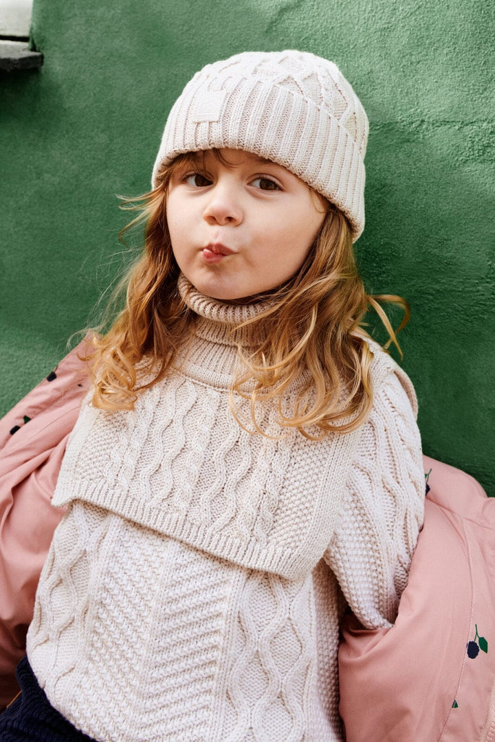 Liewood - Meack Neckwarmer w. Cables LW20201 - Sandy