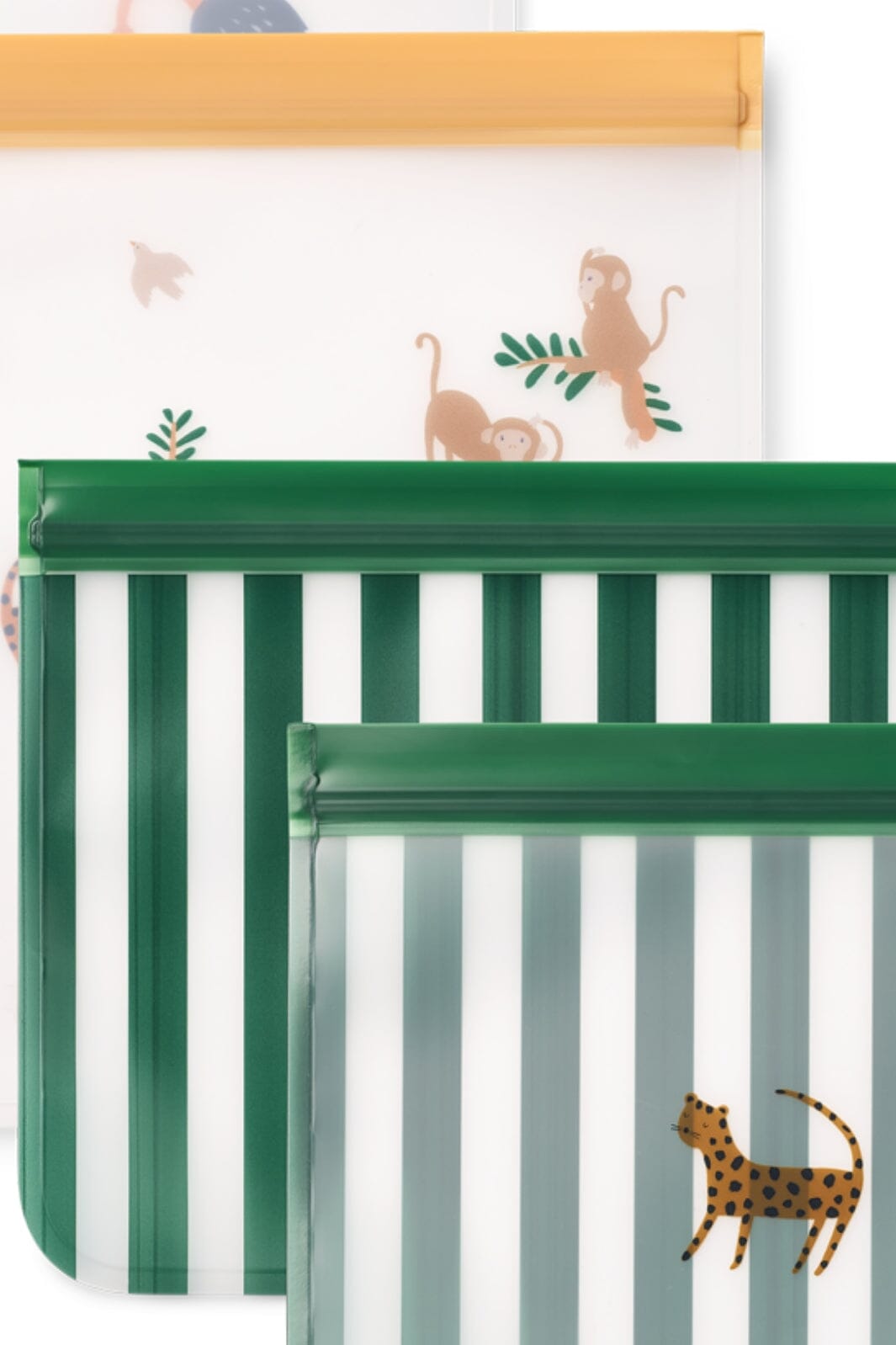 Liewood - Rebus Reusable Food Bags 4-Pack LW20172 - All together / Sandy