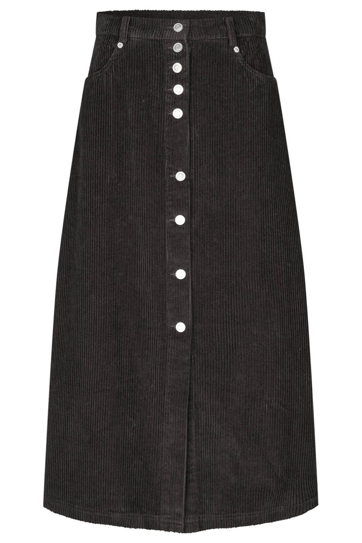 Lollys Laundry - Unall Maxi Skirt25445-2013 - 87 Dark Mokka Nederdele