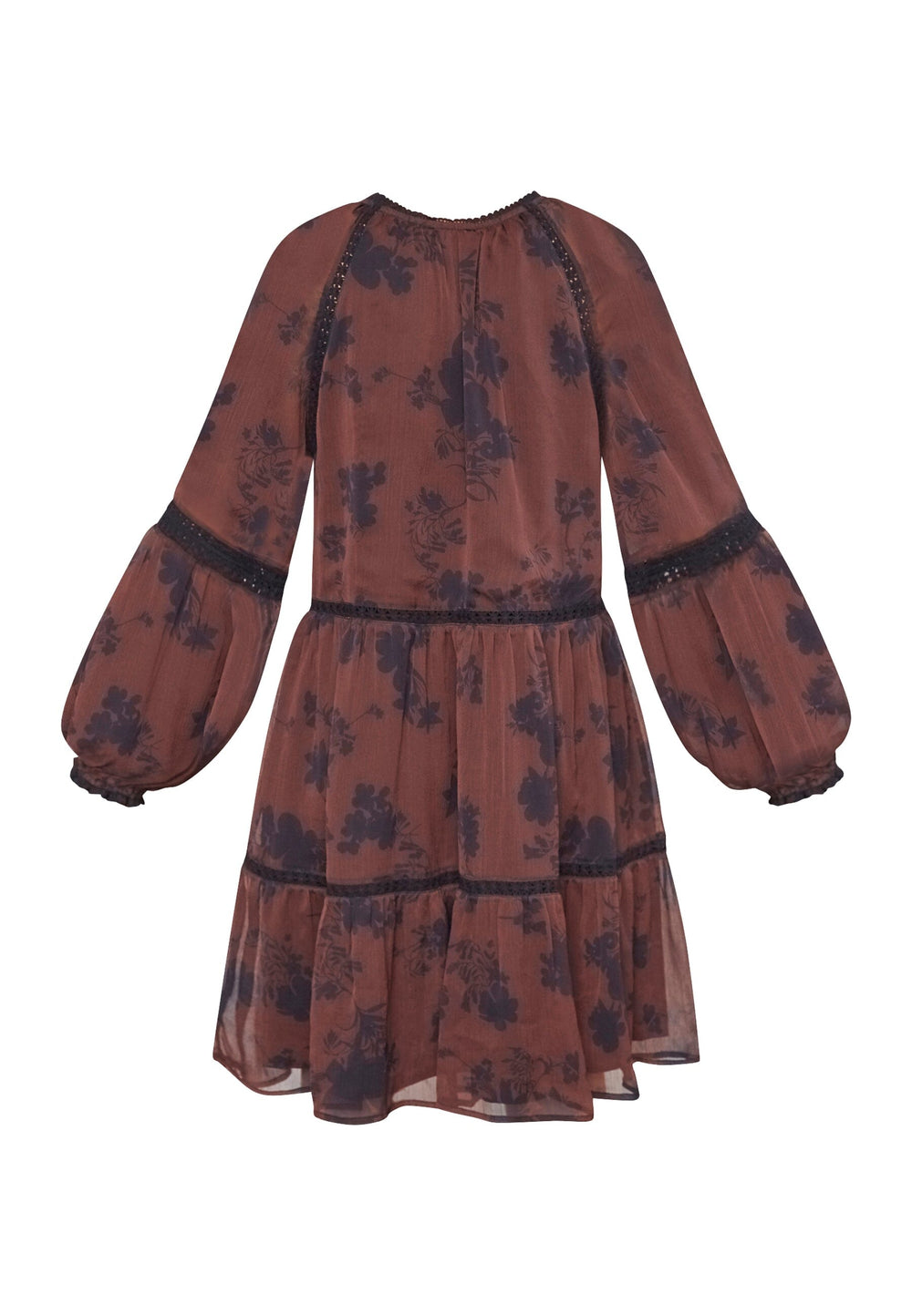 Love & Divine - Love1406 19132 - 800 - Bordeaux/Flower Kjoler