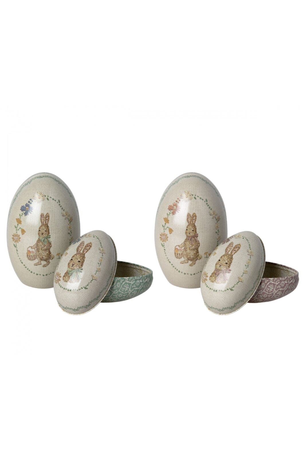 Maileg - Easter Egg Set, Metal - 2 Ass. Interiør