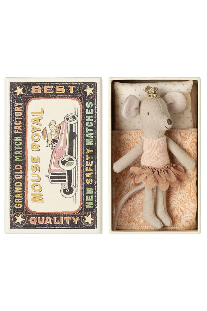 Maileg - Prinsesse Mus, Lillesøster I Tændstikæske - Littlesister/Brother Legetøj
