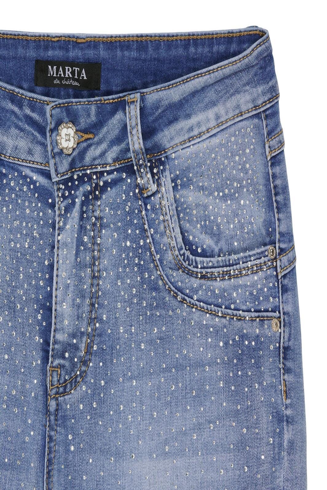 Marta Du Chateau - Emma 2606 Jeans - Dark Blue Denim Jeans