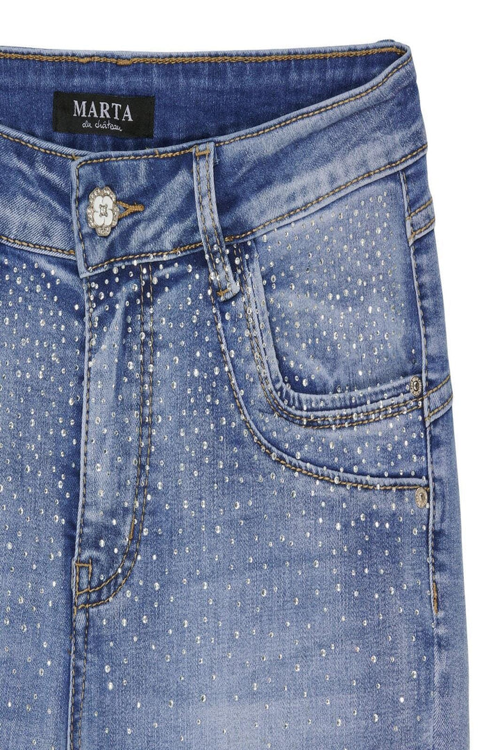 Marta Du Chateau - Emma 2606 Jeans - Dark Blue Denim Jeans