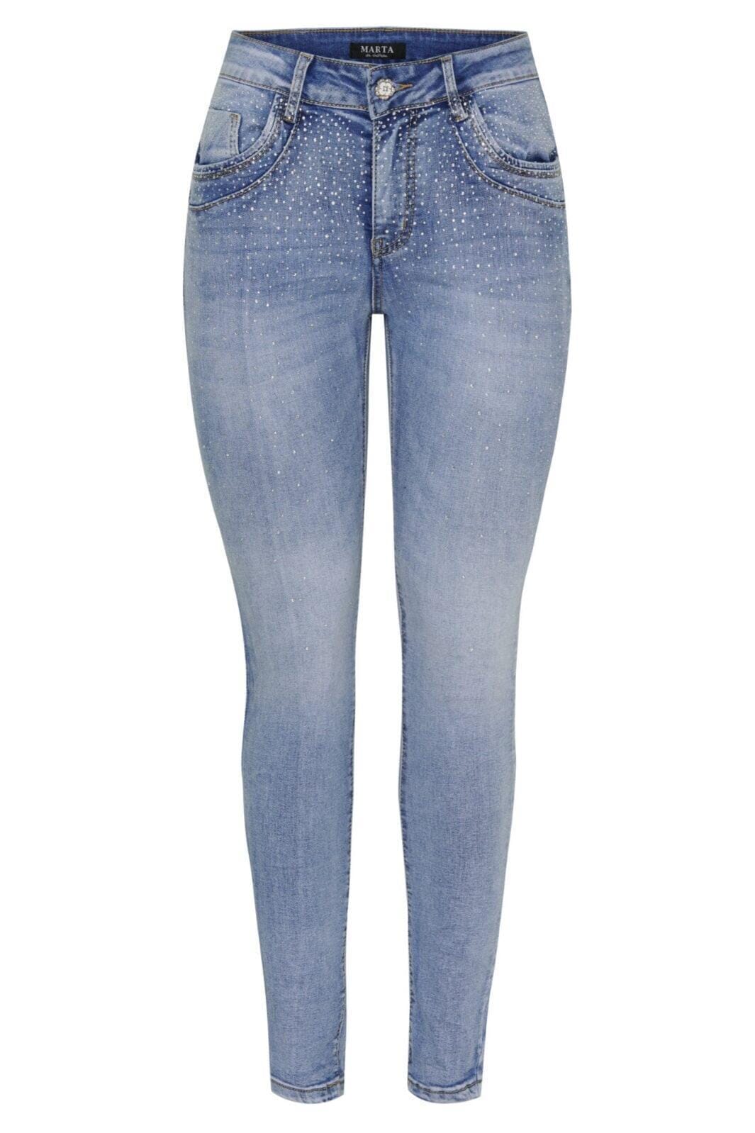 Marta Du Chateau - Emma 2606 Jeans - Dark Blue Denim Jeans