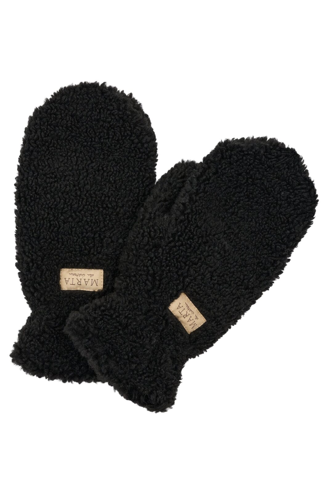 Marta Du Chateau - Marta Teddy Mitten - 48744 Black Handsker & Vanter