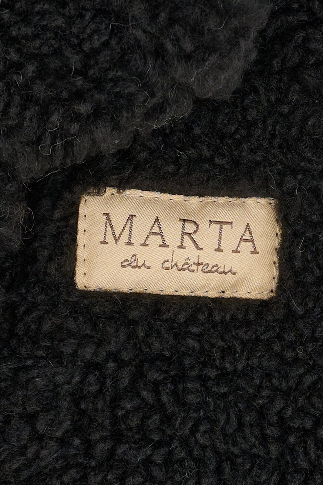 Marta Du Chateau - Marta Teddy Mitten - 48744 Black Handsker & Vanter