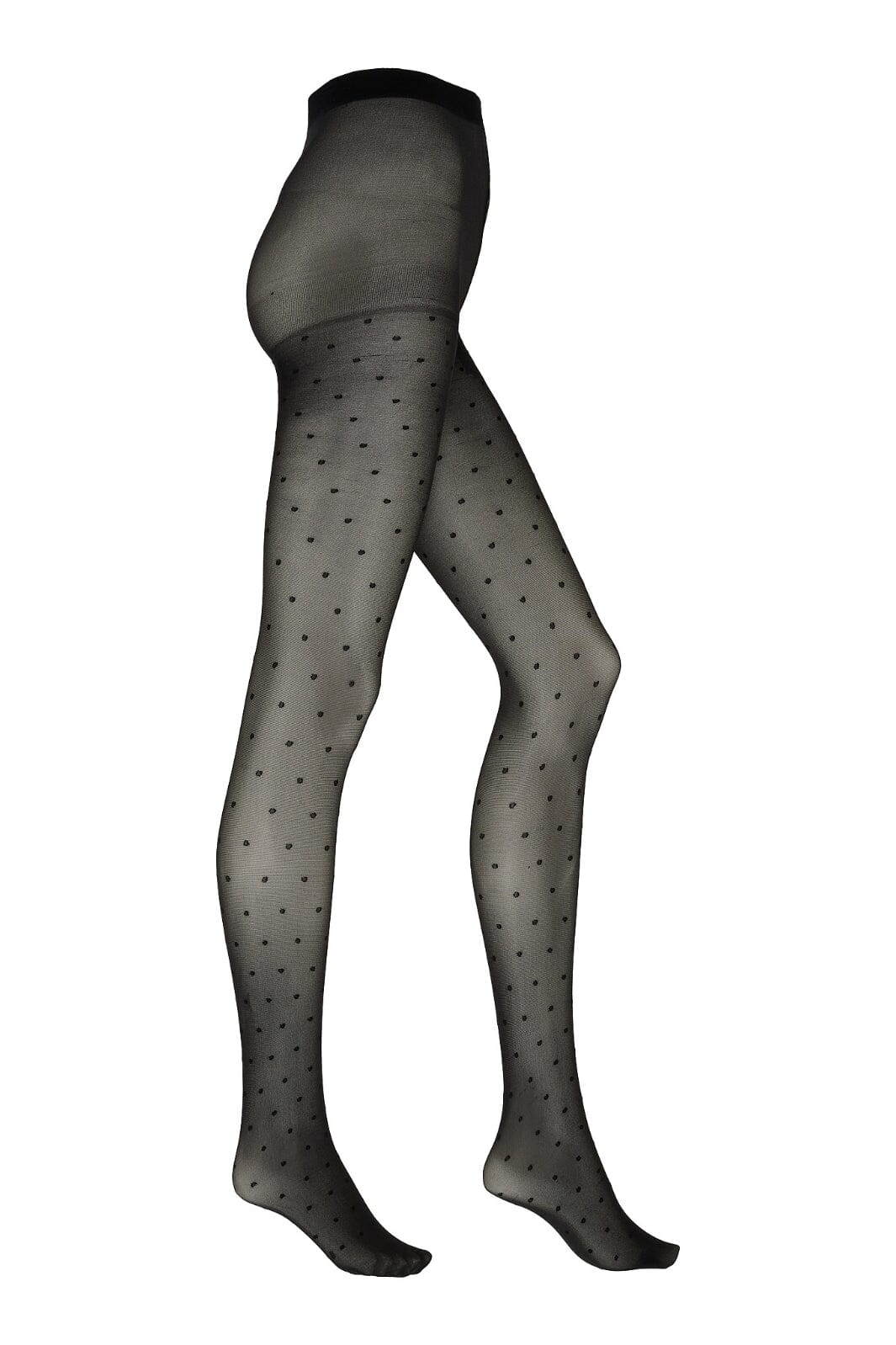 Marta Du Chateau - Mdcchris Tights 20Den 121-CD22PO1 - Black Dot Strømpebukser
