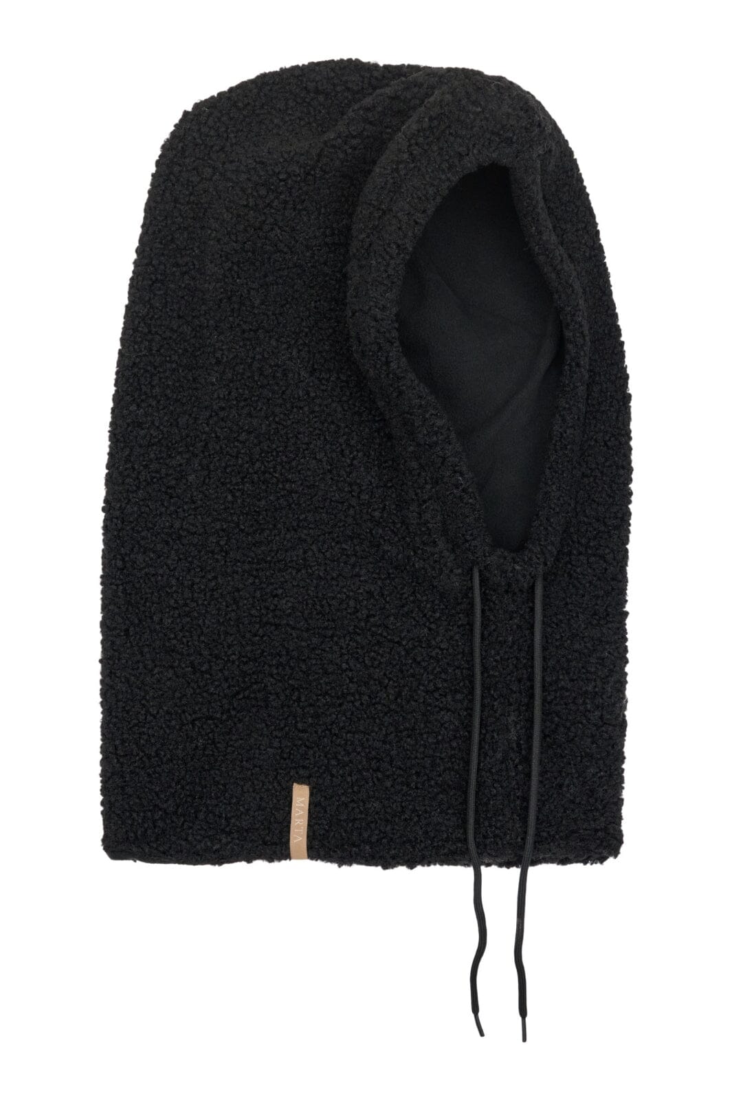 Marta Du Chateau - Mdccleore Teddy Balaclava 172-1400-A - Black Tørklæder