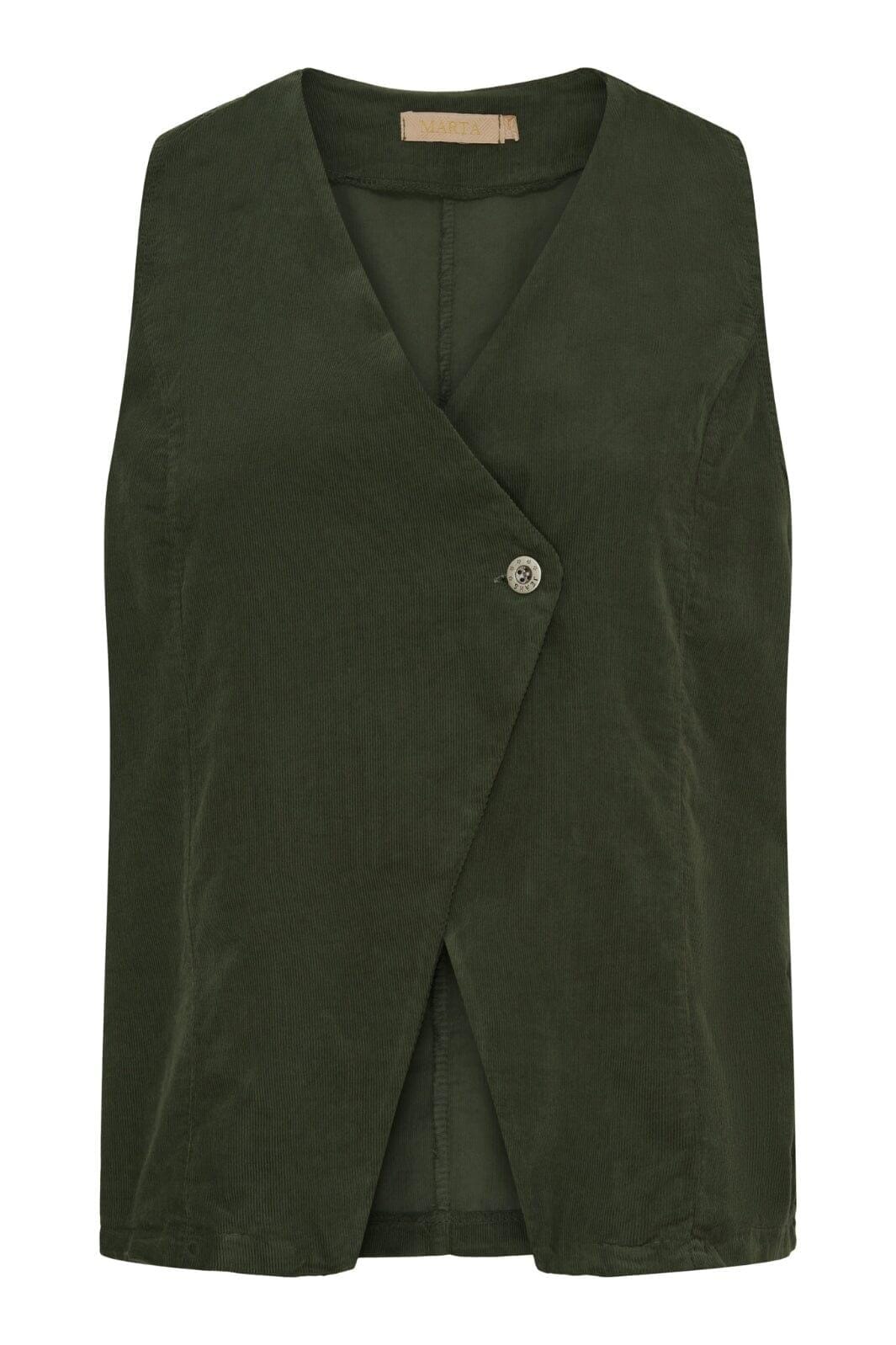 Marta Du Chateau - Mdchortense Vest 86188 - Military3089 Veste