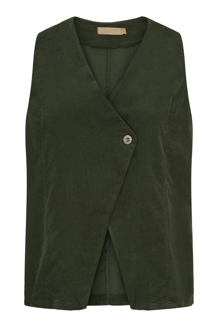 Marta Du Chateau - Mdchortense Vest 86188 - Military3089 Veste