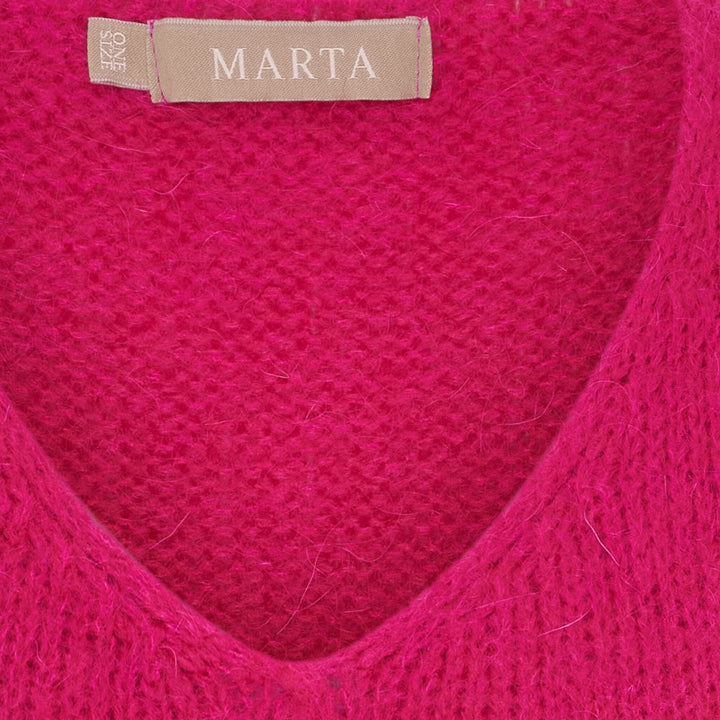 Marta Du Chateau - Mdcmarlene Vest 5114 - Rosa Scuro Veste