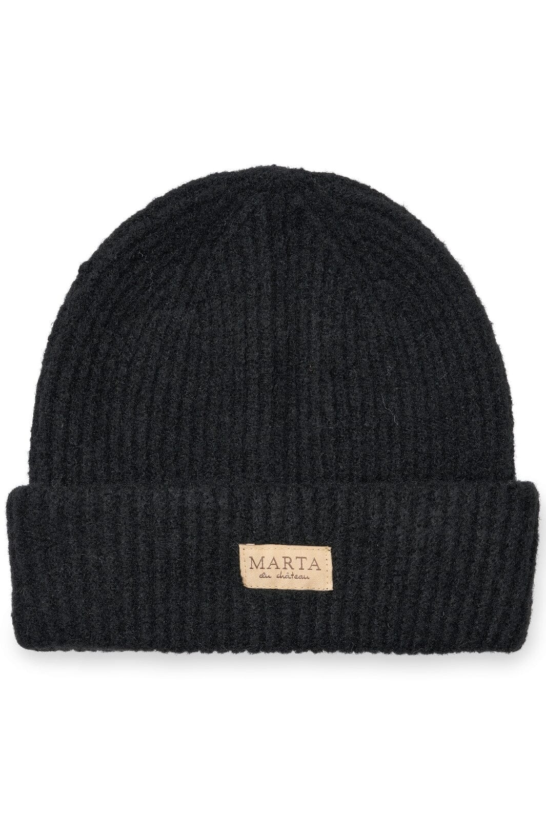 Marta Du Chateau - Rib Beanie Hat - 151512 Black Huer