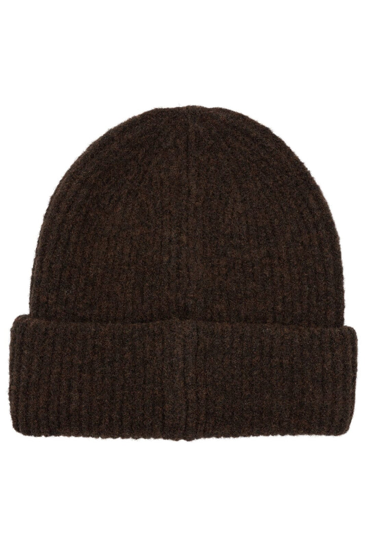 Marta Du Chateau - Rib Beanie Hat - 151512 Brown Huer