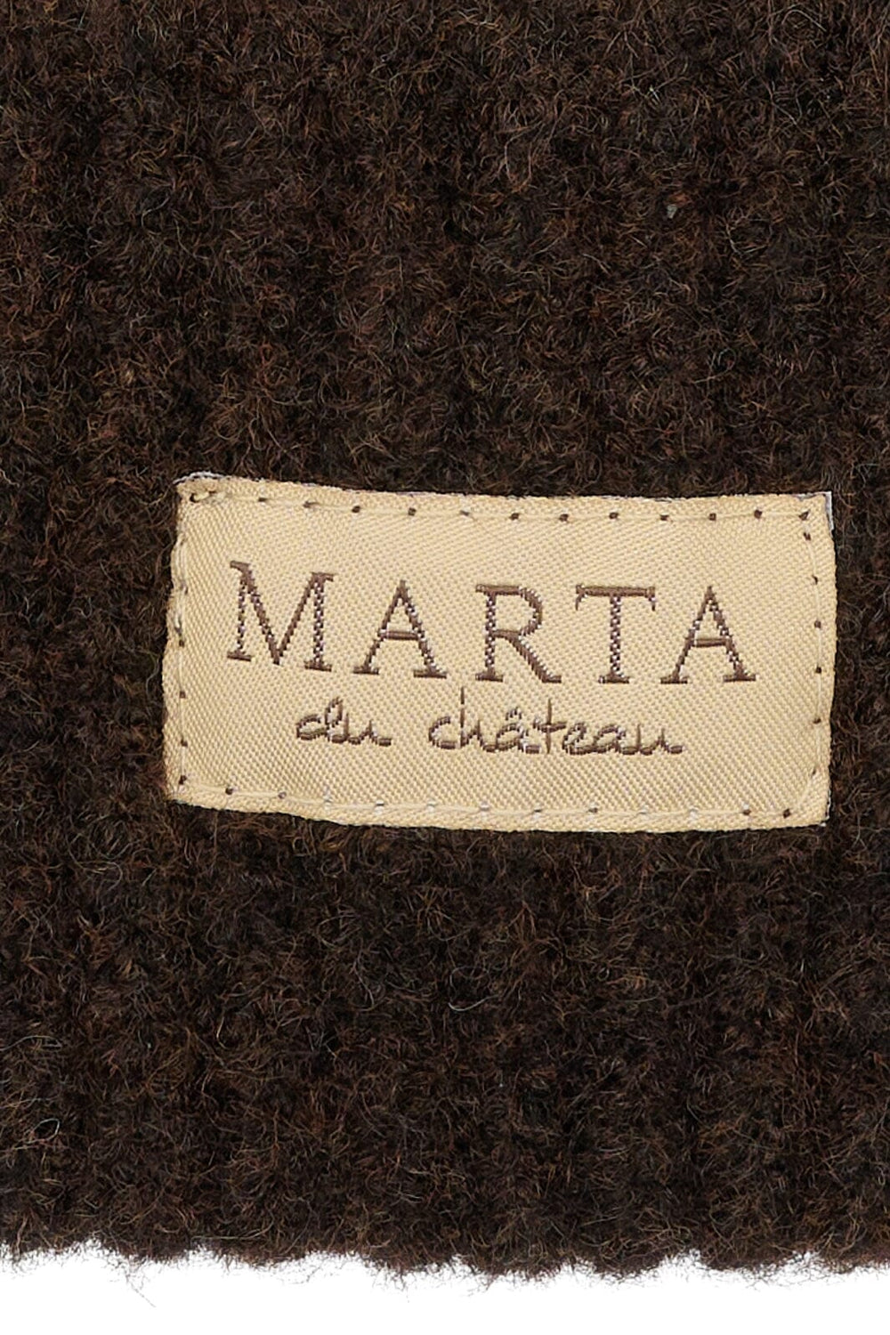 Marta Du Chateau - Rib Beanie Hat - 151512 Brown Huer