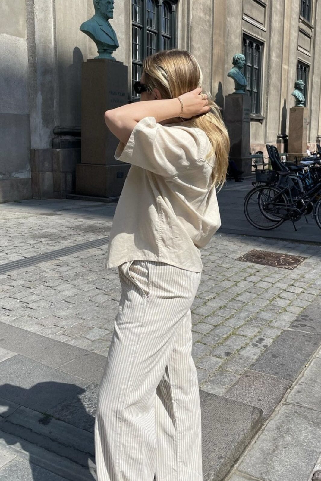 MbyM - Grasielle-M - Sugar Sand Stripe Bukser