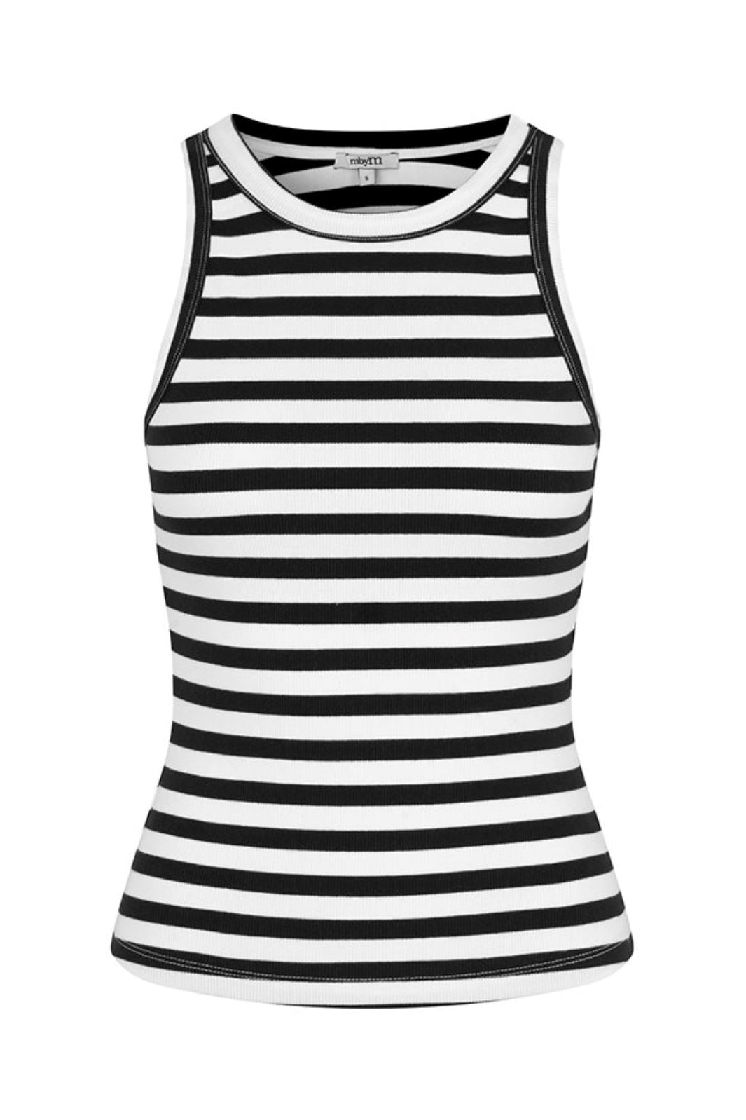 MbyM - Jaxson-M - White Black Stripe Toppe